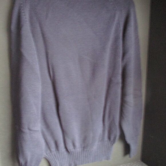 VINTAGE BROOKS BROTHERS SWEATER-BLUE-MEN'S L-COTTON - Picture 2 of 4